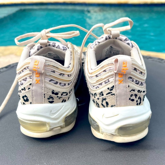 Nike Air Max 97 Leopard Print Beige and Orange